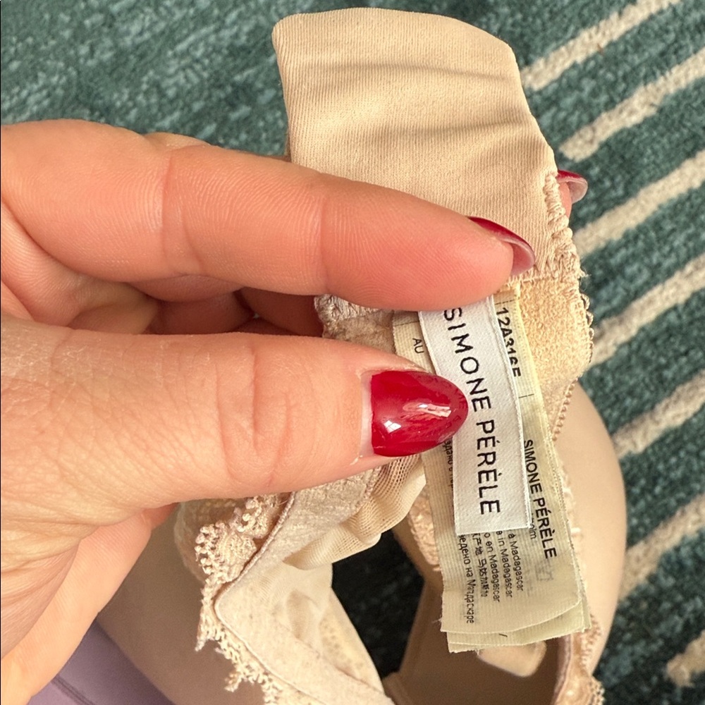 Simone Perele Beige Lace underwire Bra - Picture 10 of 10